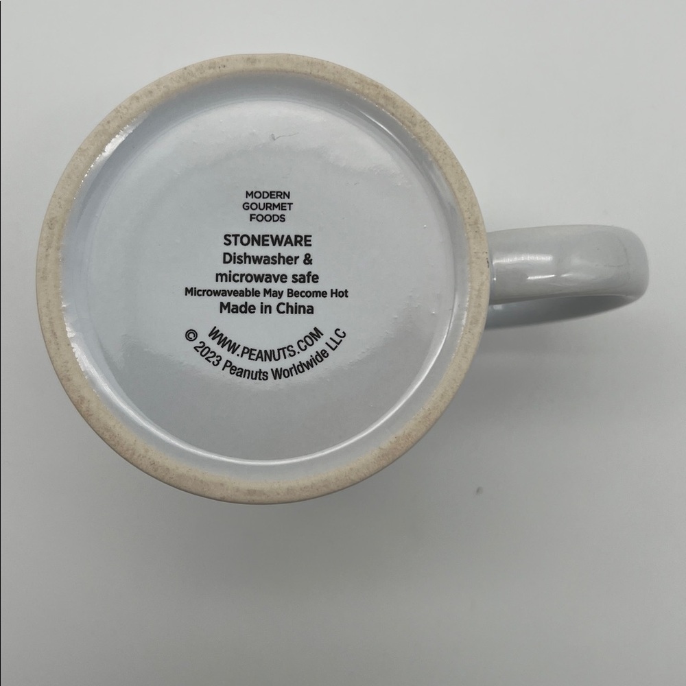 Peanuts Snoopy Mug Stoneware Coffee Tea Holiday 12 Oz Modern Gourmet Foods - Picture 6 of 8